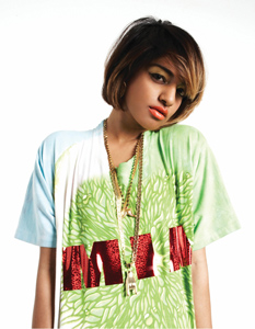 Global pop wondergirl: M.I.A. Photo by Janette Beckman.